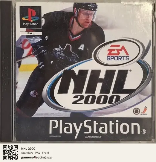 NHL 2000 PlayStation, PAL box front