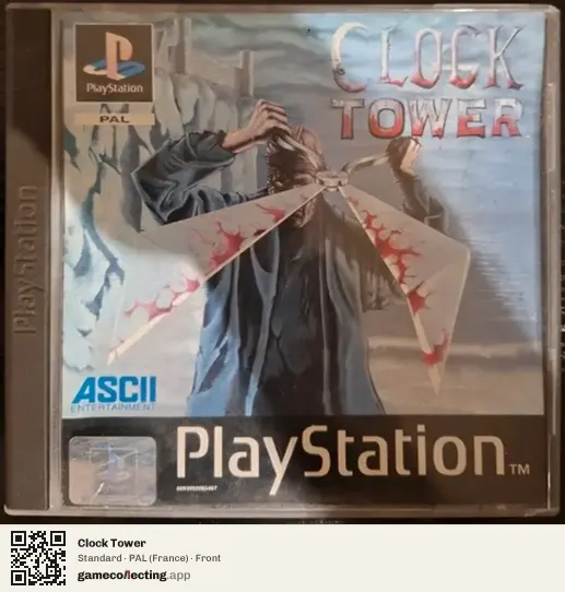 Clock Tower PlayStation, France box front