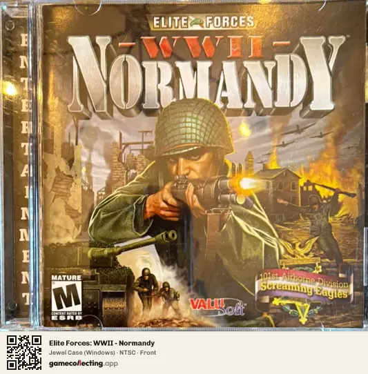 Elite Forces: WWII - Normandy Computer, NTSC box front
