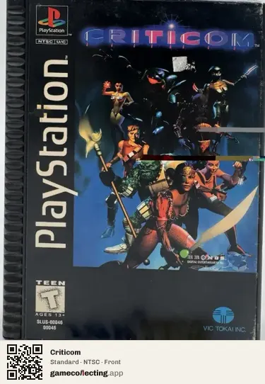 Criticom PlayStation, NTSC box front