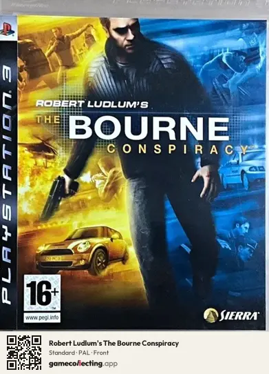 Robert Ludlum's The Bourne Conspiracy PlayStation 3, PAL box front