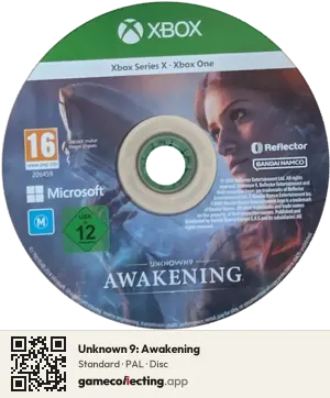 Unknown 9: Awakening Xbox Series X, PAL disc