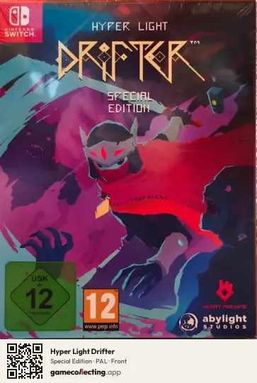 Hyper Light Drifter Nintendo Switch, PAL box front