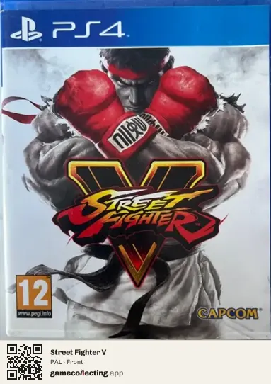Street Fighter V PlayStation 4, PAL box front