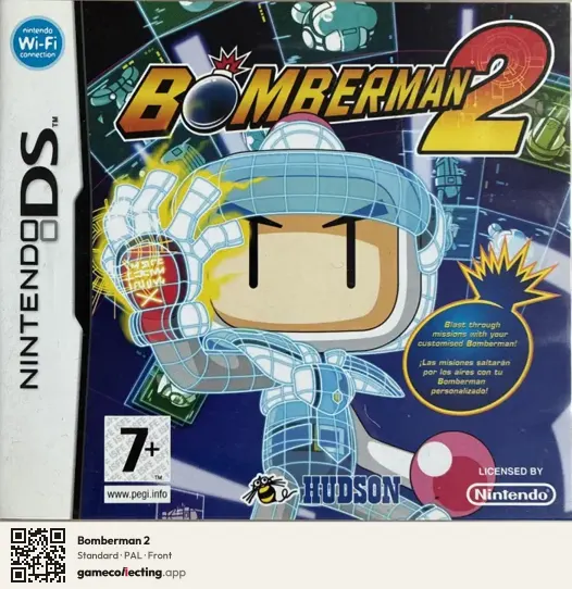 Bomberman 2 Nintendo DS, PAL box front