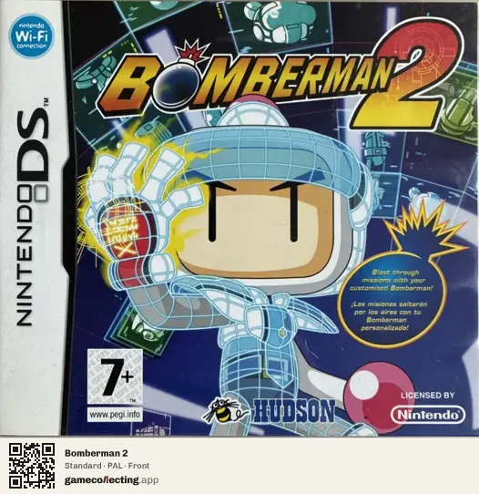 Bomberman 2 Nintendo DS, PAL box front
