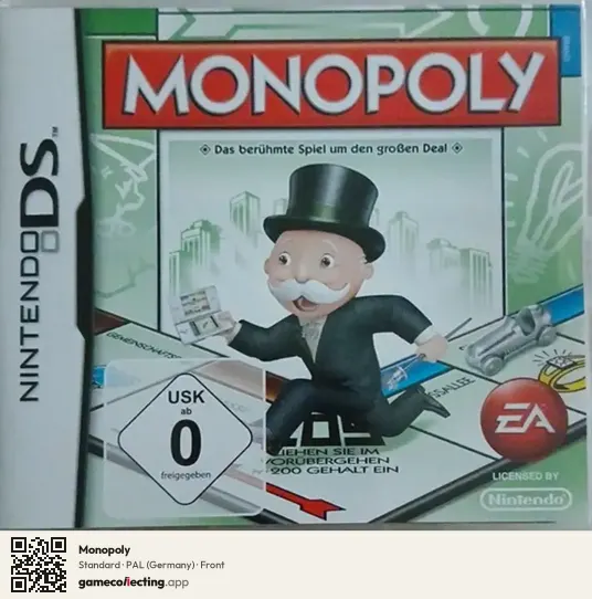 Monopoly Nintendo DS, Germany box front