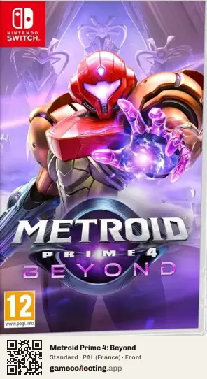 Metroid Prime 4: Beyond Nintendo Switch, France box front