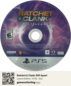 Ratchet & Clank: Rift Apart PlayStation 5, NTSC disc