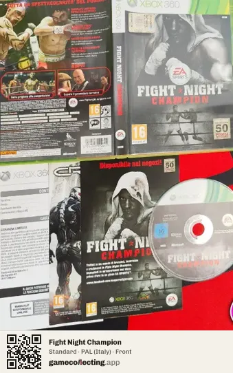 Fight Night Champion Xbox 360, Italy box front