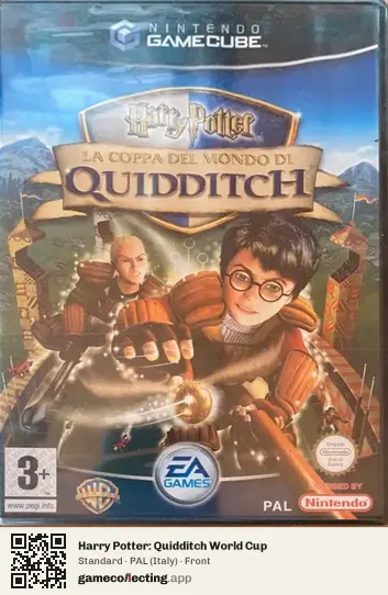 Harry Potter: Quidditch World Cup Nintendo GameCube, Italy box front