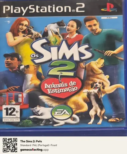 The Sims 2: Pets PlayStation 2, Portugal box front