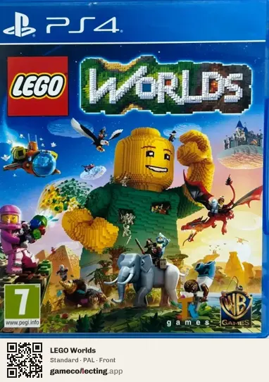 LEGO Worlds PlayStation 4, PAL box front