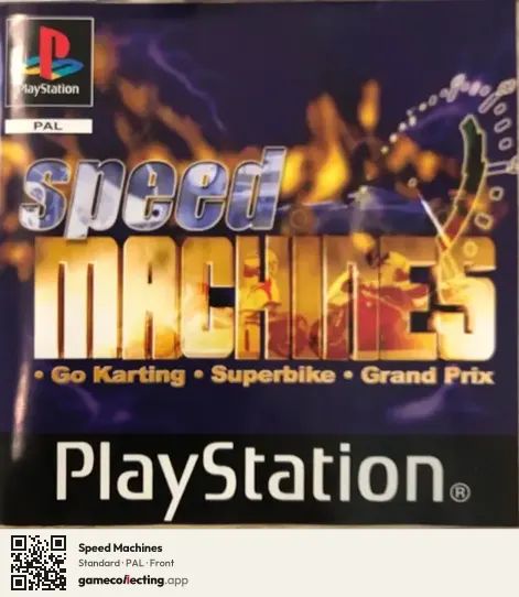 Speed Machines PlayStation, PAL box front