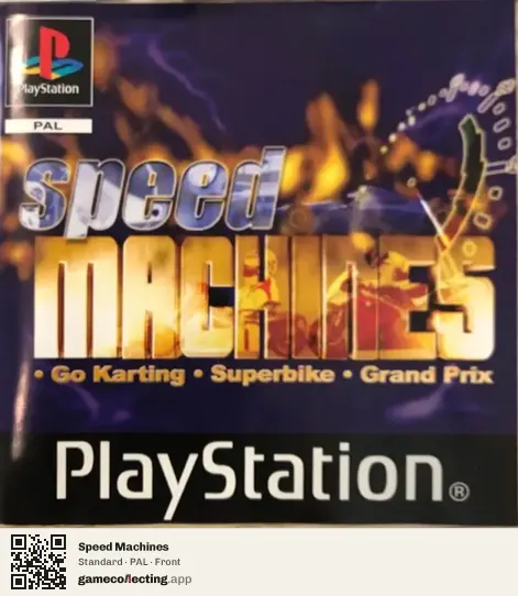 Speed Machines PlayStation, PAL box front