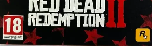 Red Dead Redemption 2, the PEGI square on its front