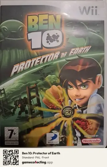 Ben 10: Protector of Earth Nintendo Wii, PAL box front