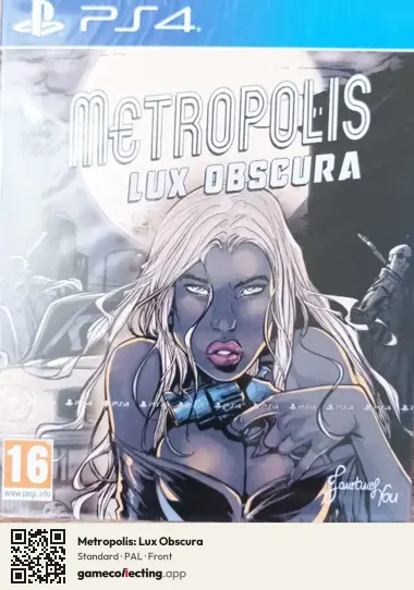 Metropolis: Lux Obscura PlayStation 4, PAL box front
