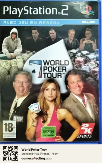 World Poker Tour PlayStation 2, France box front
