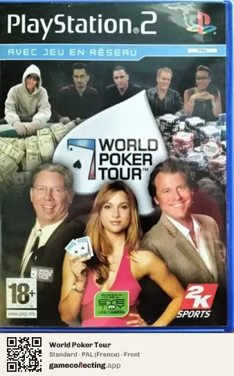 World Poker Tour PlayStation 2, France box front