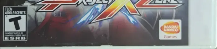 Project X Zone, the ESRB box on its front