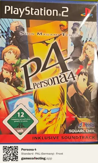 Persona 4 PlayStation 2, Germany box front