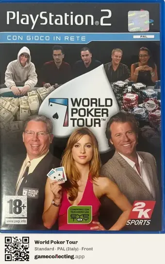 World Poker Tour PlayStation 2, Italy box front