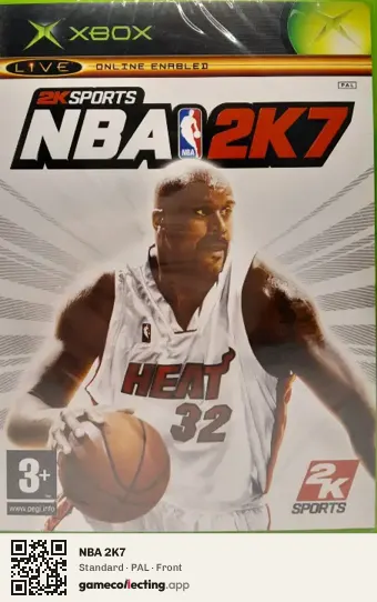 NBA 2K7 Xbox, PAL box front