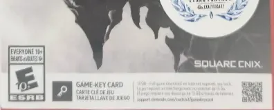Final Fantasy Resonance, the ESRB box on its front
