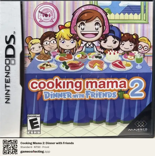 Cooking Mama 2: Dinner with Friends Nintendo DS, NTSC box front