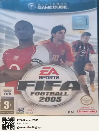 FIFA Soccer 2005 Nintendo GameCube, PAL box front