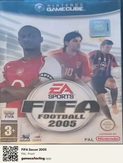 FIFA Soccer 2005 Nintendo GameCube, PAL box front