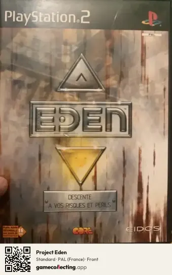 Project Eden PlayStation 2, France box front