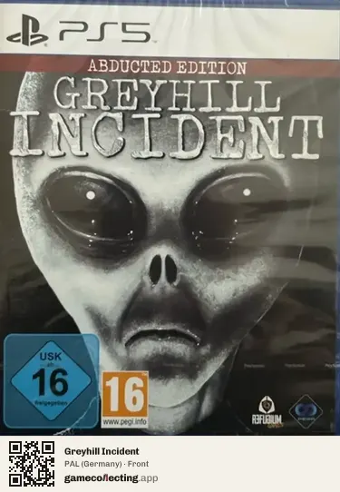 Greyhill Incident PlayStation 5, Germany box front