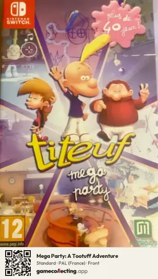 Mega Party: A Tootuff Adventure Nintendo Switch, France box front