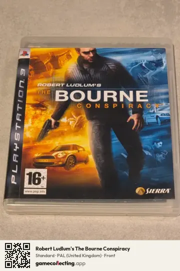 Robert Ludlum's The Bourne Conspiracy PlayStation 3, United Kingdom box front