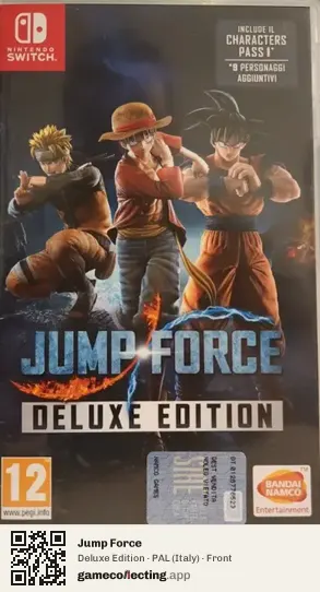 Jump Force Nintendo Switch, Italy box front