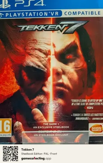 Tekken 7 PlayStation 4, PAL box front