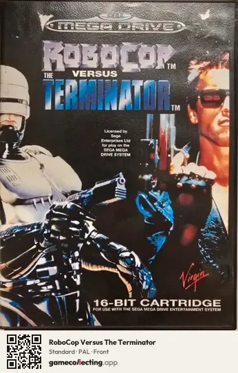 RoboCop Versus The Terminator Sega Mega Drive / Genesis, PAL box front