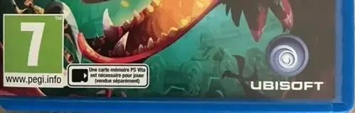 Rayman Legends, the PEGI square on its front