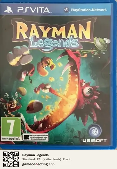Rayman Legends PlayStation Vita, Netherlands box front