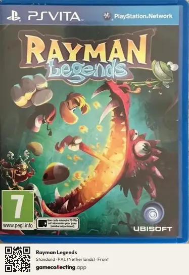 Rayman Legends PlayStation Vita, Netherlands box front