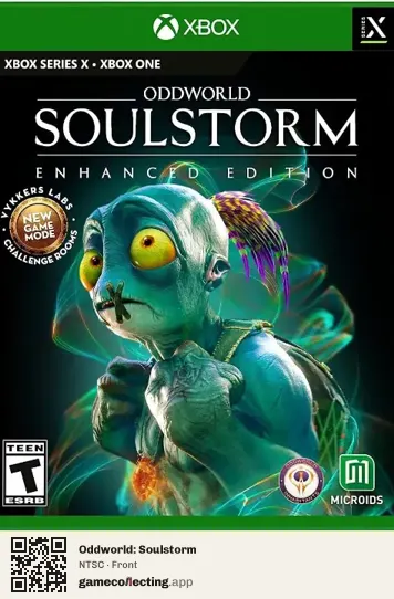 Oddworld: Soulstorm Xbox Series X, NTSC box front