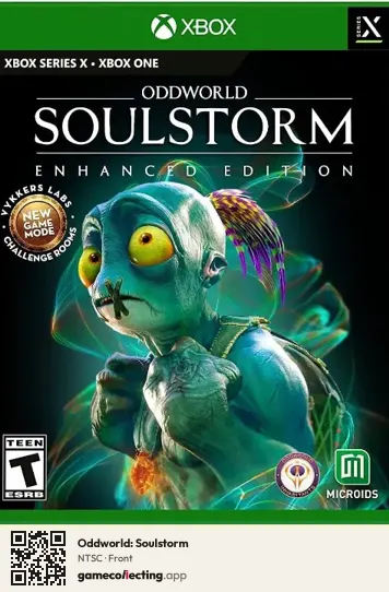 Oddworld: Soulstorm Xbox Series X, NTSC box front