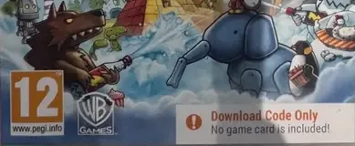 Scribblenauts Showdown, the PEGI square on its front