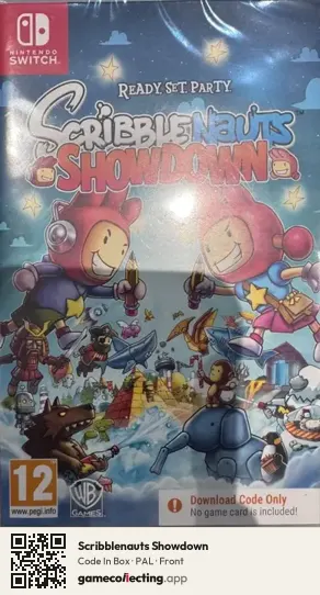 Scribblenauts Showdown Nintendo Switch, PAL box front