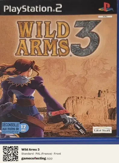 Wild Arms 3 PlayStation 2, France box front