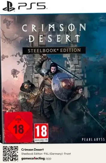 Crimson Desert PlayStation 5, Germany box front