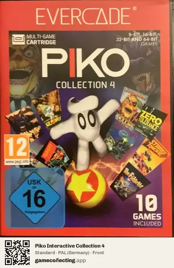 Piko Interactive Collection 4 Evercade, Germany box front