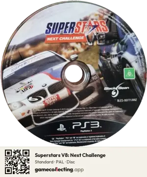 Superstars V8: Next Challenge PlayStation 3, PAL disc